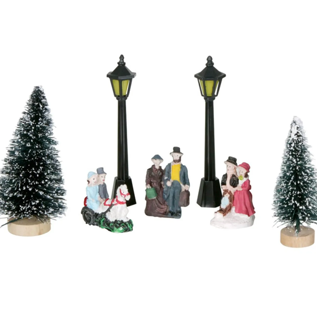 Gifi Accessoire déco Village de Noël x7^ Décoration Intérieure De Noël