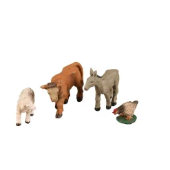 Gifi animal crèche ou village de Noël x4^ Décoration Intérieure De Noël