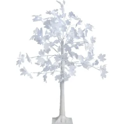 Gifi Arbre lumineux blanc 96 LED blanc^ Décoration Extérieure De Noël