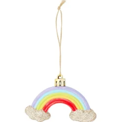 Gifi Arc-en-ciel à suspendre multicolore L7,5xH5cm^ Décoration Sapin