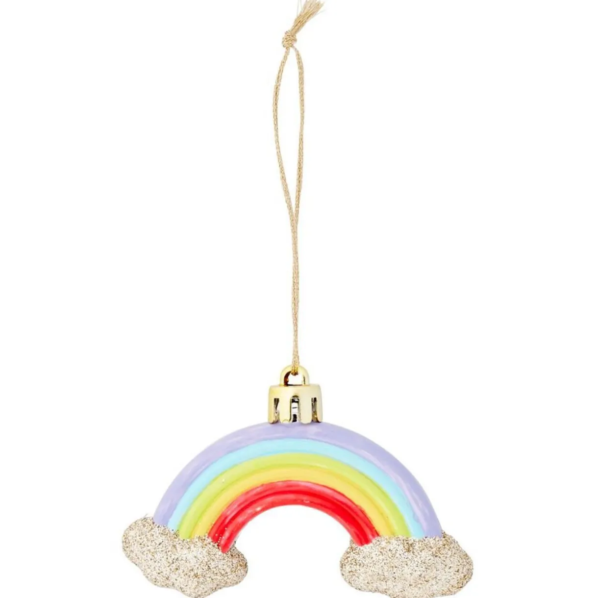 Gifi Arc-en-ciel à suspendre multicolore L7,5xH5cm^ Décoration Sapin