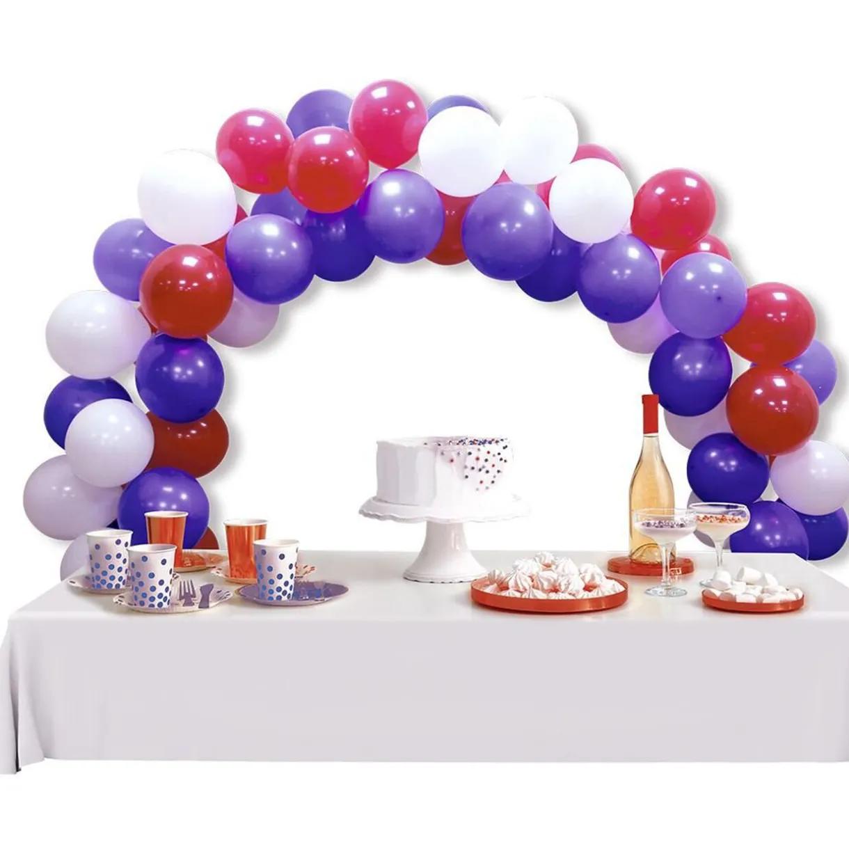 Outlet Gifi Arche à ballons France bleu blanc rouge 5m