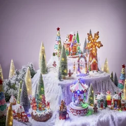 Gifi Arche lumineuse à poser pour village animé de Noël^ Décoration Intérieure De Noël