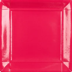 Clearance Gifi Assiette carton framboise x8