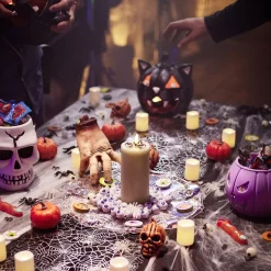 Outlet Gifi Assiette Halloween transparente crâne