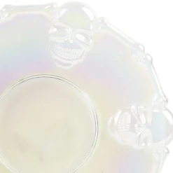 Outlet Gifi Assiette Halloween transparente crâne