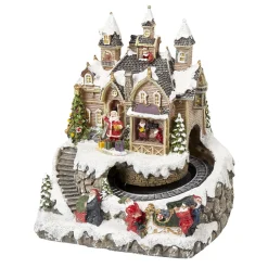 Gifi Atelier du Père Noël animé lumineux et musical^ Décoration Intérieure De Noël