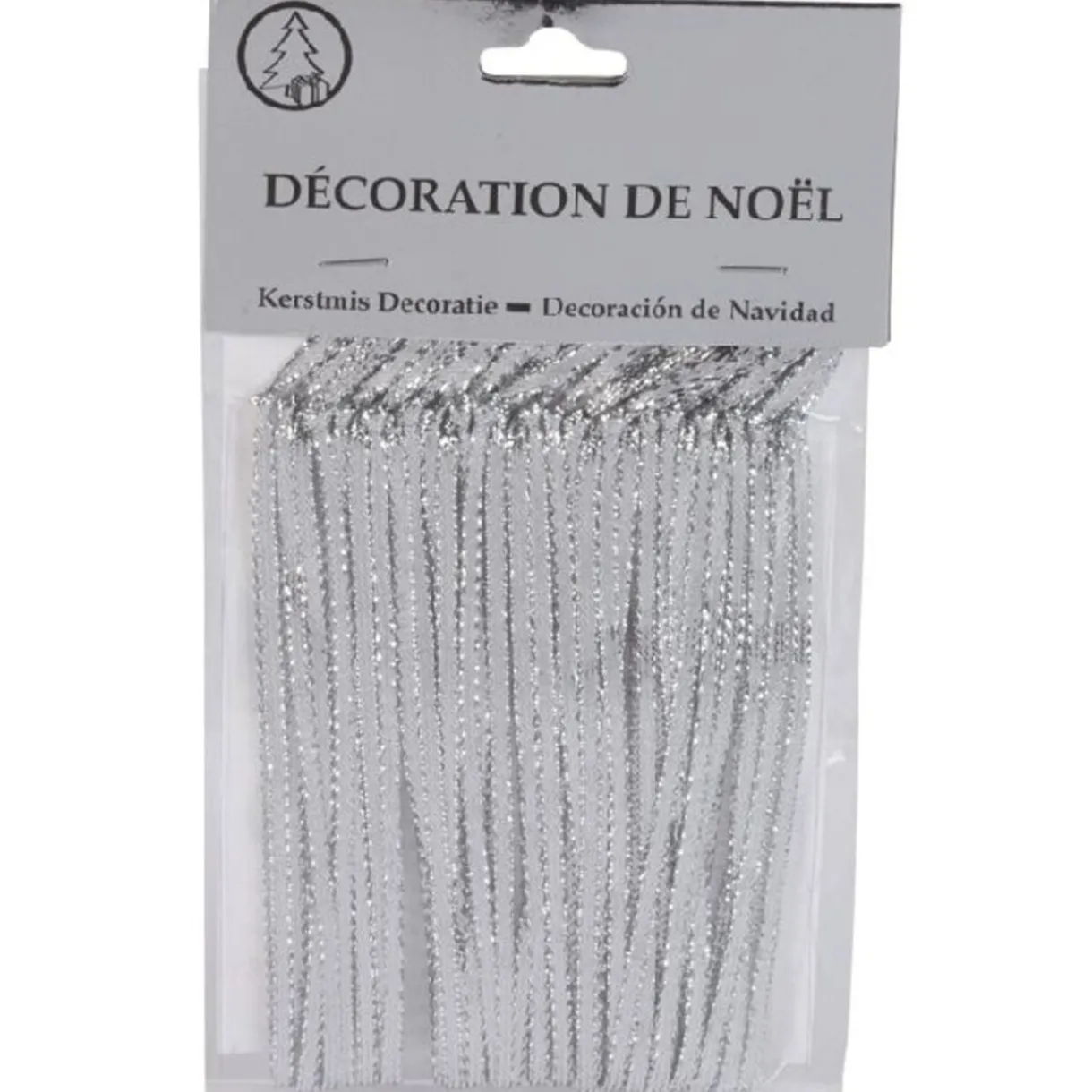 Outlet Gifi Attache ruban argentée x30