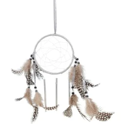 Gifi Attrape-rêve de Noël avec plumes à suspendre^ Décoration Sapin
