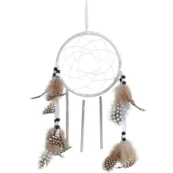 Gifi Attrape-rêve de Noël avec plumes à suspendre^ Décoration Sapin