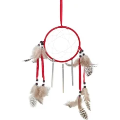 Gifi Attrape-rêve de Noël avec plumes à suspendre^ Décoration Sapin