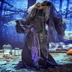 Sale Gifi Automate dame animée et sonore Halloween 170cm