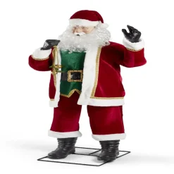 Gifi Automate Père-Noël sonore et animé H190cm^ Décoration Extérieure De Noël