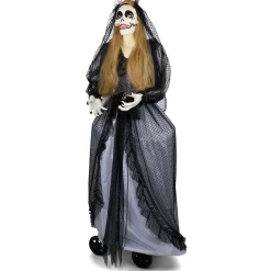 Best Gifi Automate vieille mariée animée et sonore Halloween 165cm