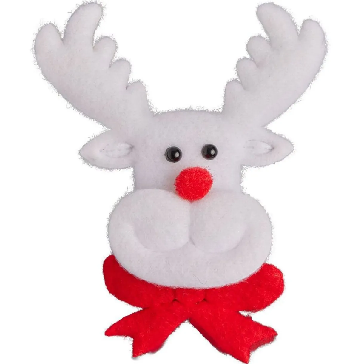 Outlet Gifi Badge lumineux Noël rouge et blanc - 4 modèles