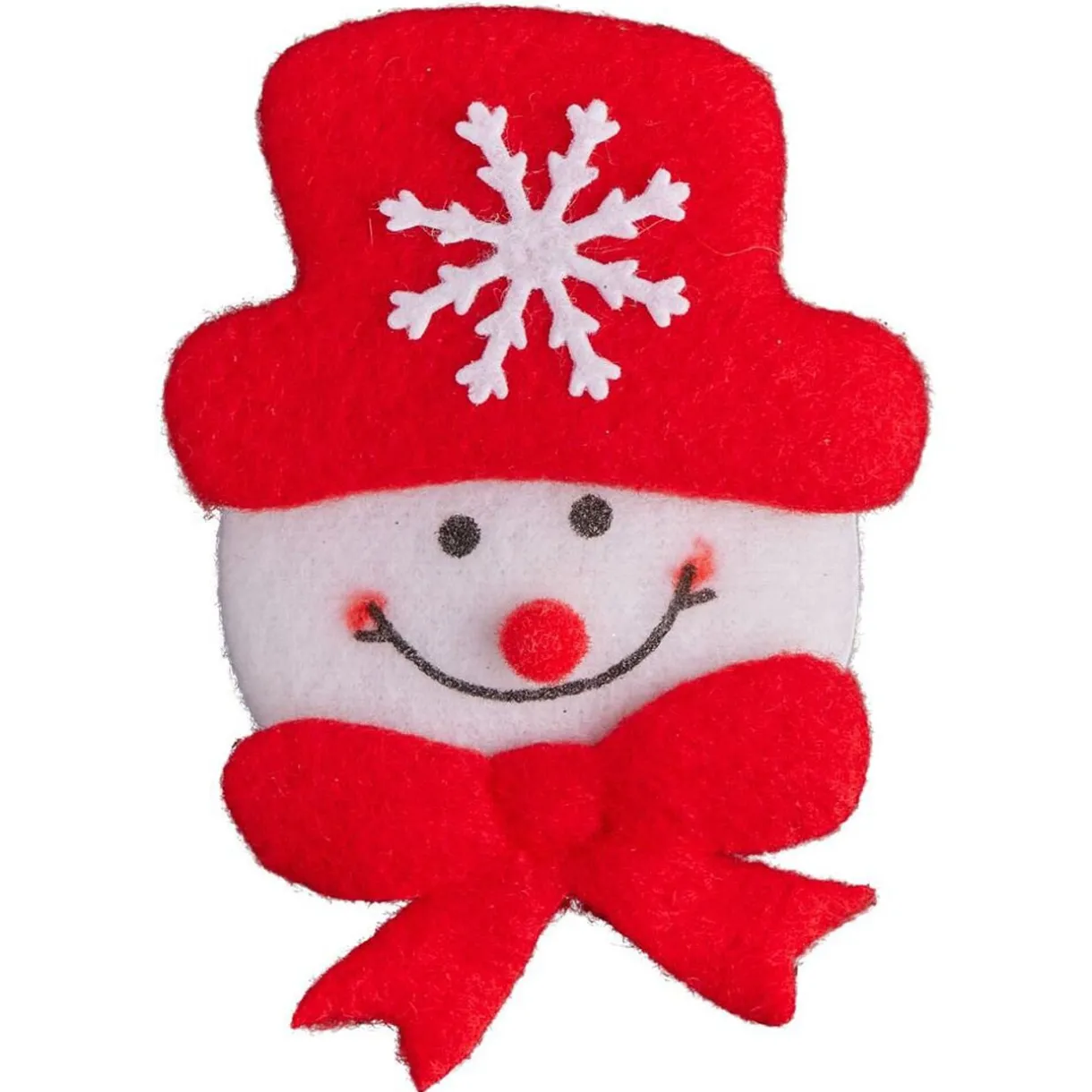 Outlet Gifi Badge lumineux Noël rouge et blanc - 4 modèles