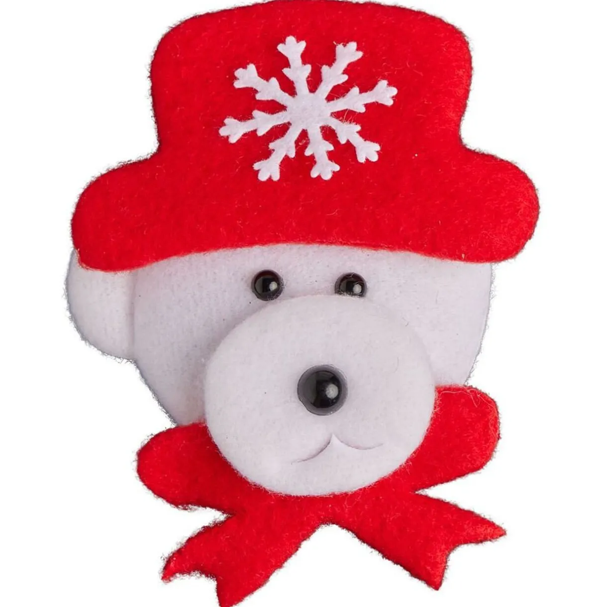 Outlet Gifi Badge lumineux Noël rouge et blanc - 4 modèles