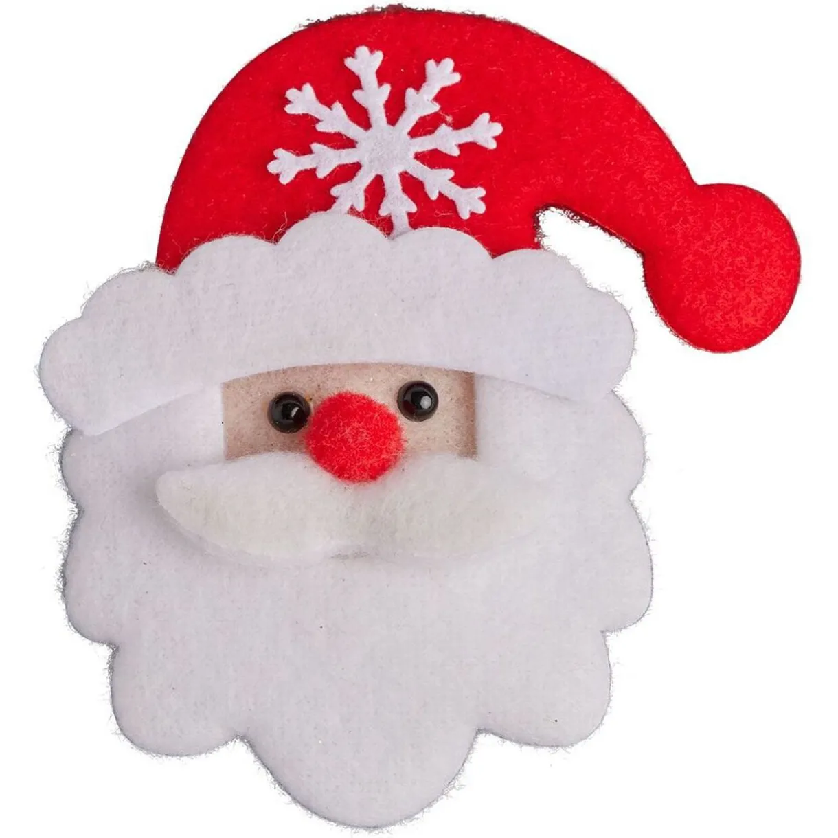 Outlet Gifi Badge lumineux Noël rouge et blanc - 4 modèles