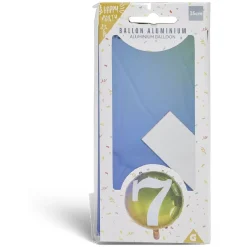 Online Gifi Ballon alu chiffre 7 métallisé multicolore Ø45cm