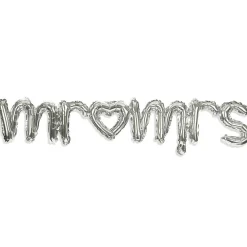 Outlet Gifi Ballon alu Mr Mrs argenté et rose gold L120cm