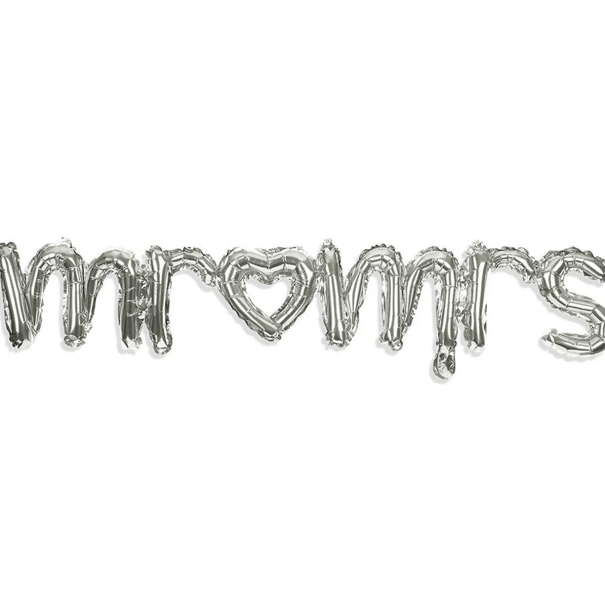 Outlet Gifi Ballon alu Mr Mrs argenté et rose gold L120cm
