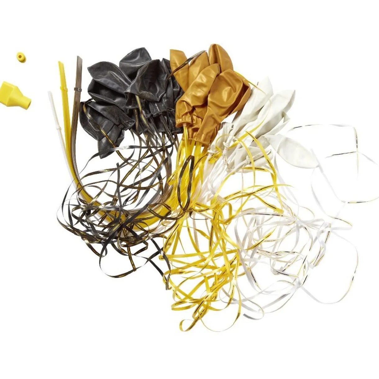 Best Gifi Ballon Bunch x24 noir/doré/blanc