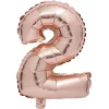 Sale Gifi Ballon chiffre 2 rose gold 33cm