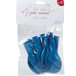 Outlet Gifi Ballon de baudruche bleu x10