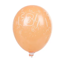 Sale Gifi Ballon de baudruche chiffre 8 multicolore x8