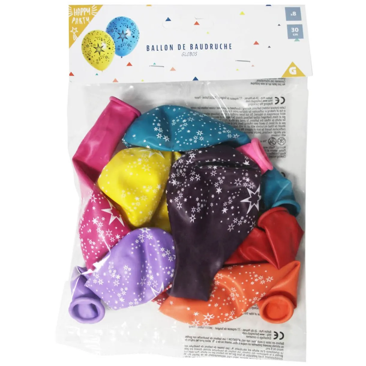 Clearance Gifi Ballon de baudruche design étoiles x8