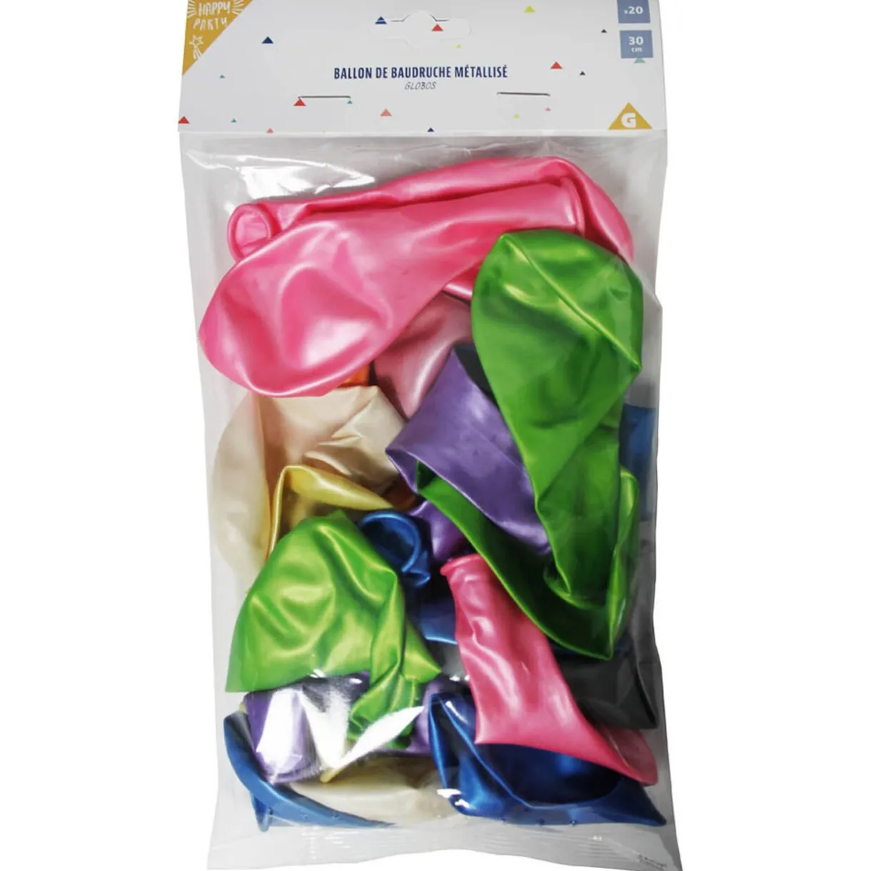 Online Gifi Ballon de baudruche nacré multicolore x20