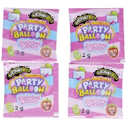 Outlet Gifi Ballon de fête x2 avec sachet de poudre pétillante x4