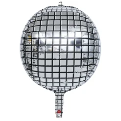 Outlet Gifi Ballon en 4D disco argenté 36cm