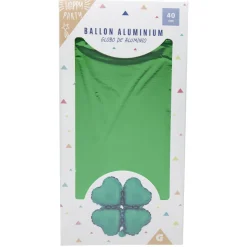 Outlet Gifi Ballon forme trèfle, aluminium