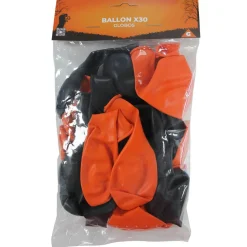 Sale Gifi Ballon Halloween noir et orange x30