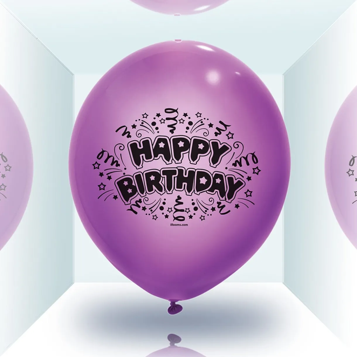 Best Gifi Ballon led coloré Happy Birthday x 5
