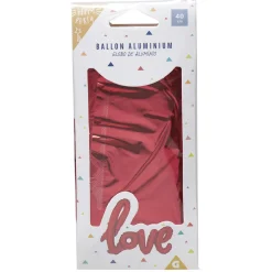 Sale Gifi Ballon LOVE en aluminium