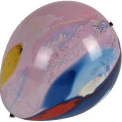 Clearance Gifi Ballon lumineux LED design marbre multicolore x4