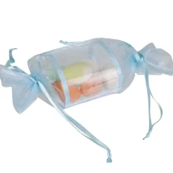 Outlet Gifi Ballotin à dragées bleu x4