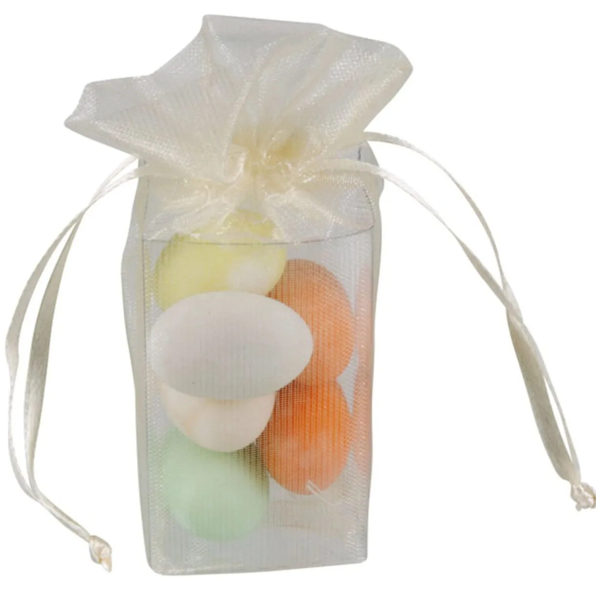 Sale Gifi Ballotin à dragées ivoire x4