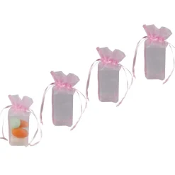 Outlet Gifi Ballotin à dragées rose x4