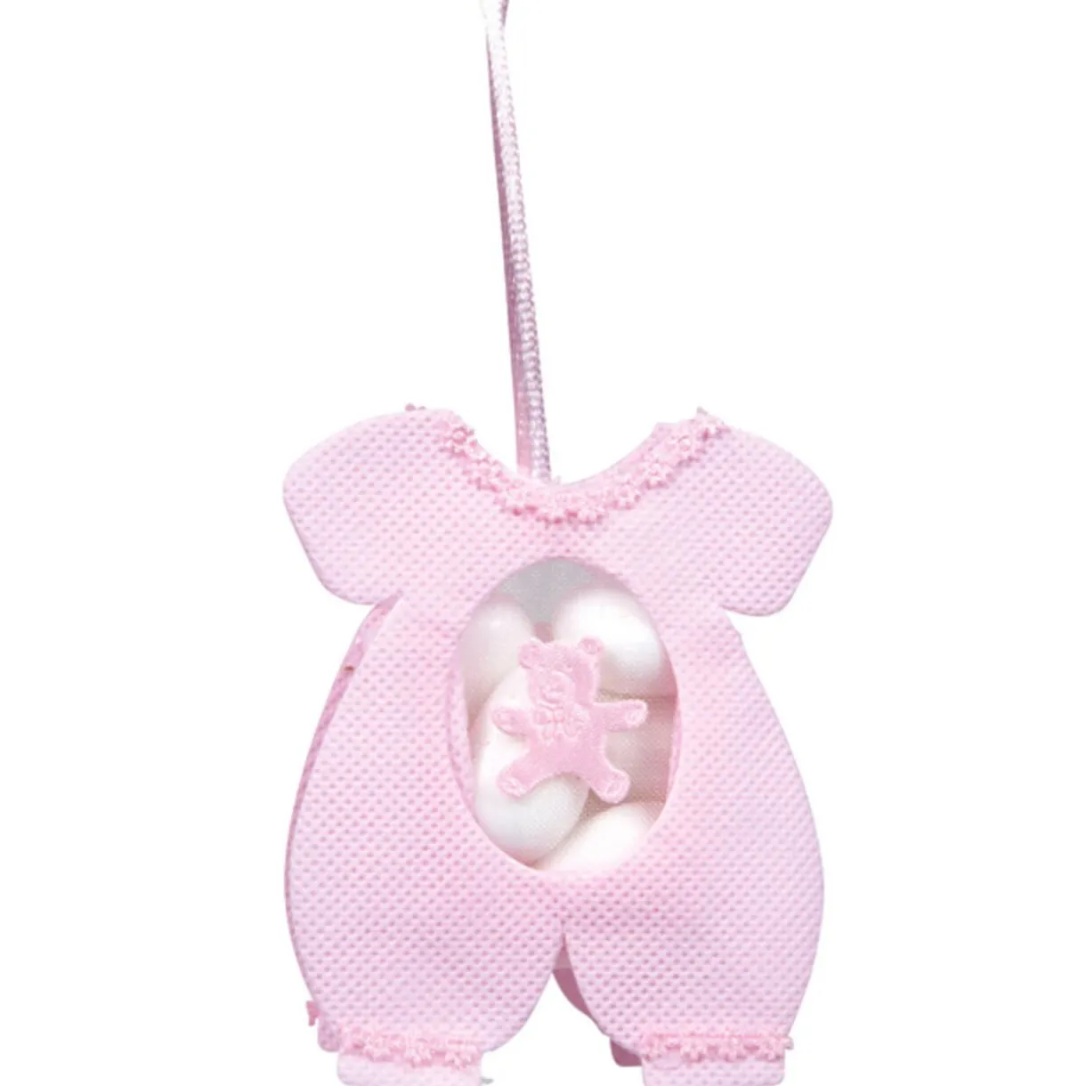 Clearance Gifi Ballotin grenouillère à dragées rose x4