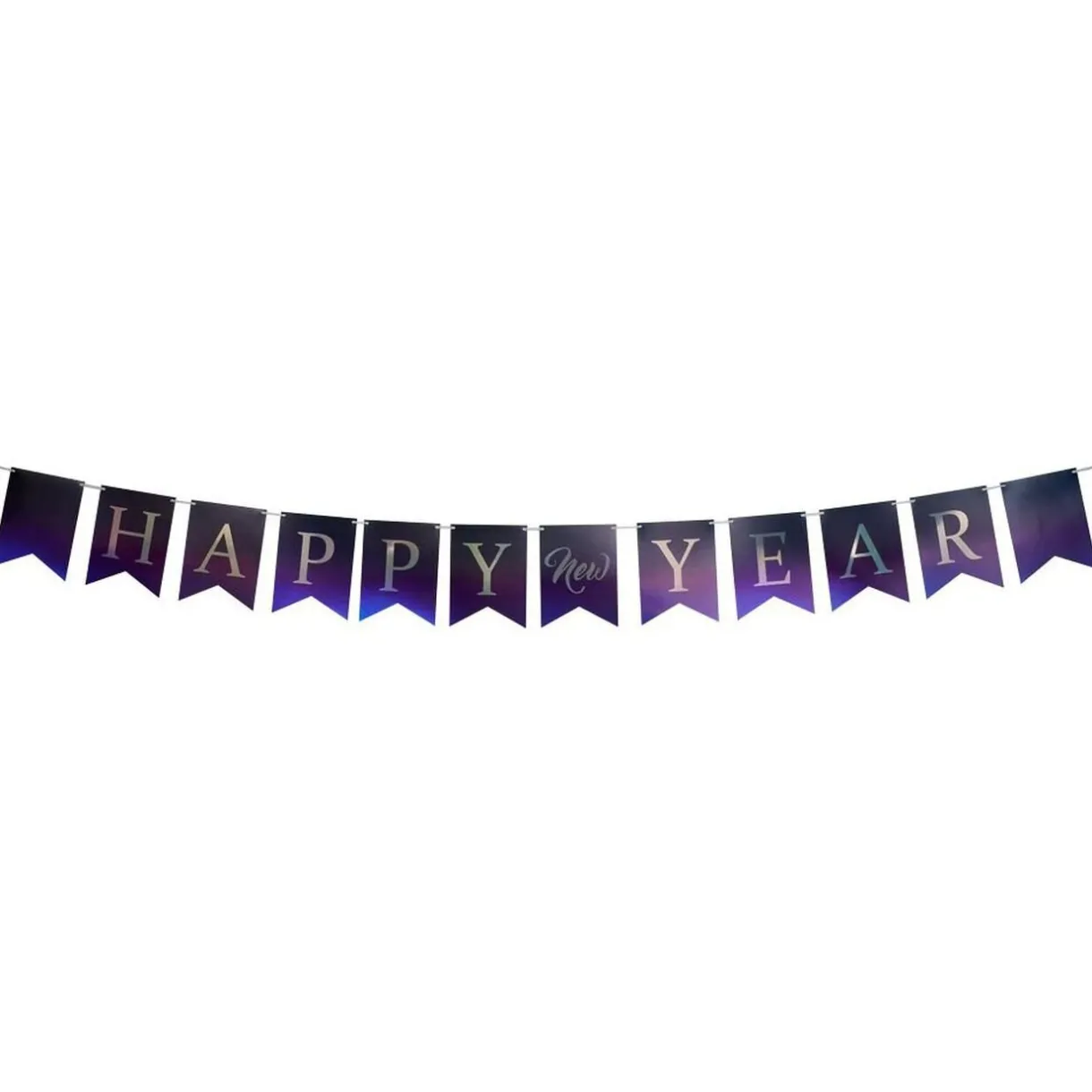 Clearance Gifi Bannière happy new year 300cm violet