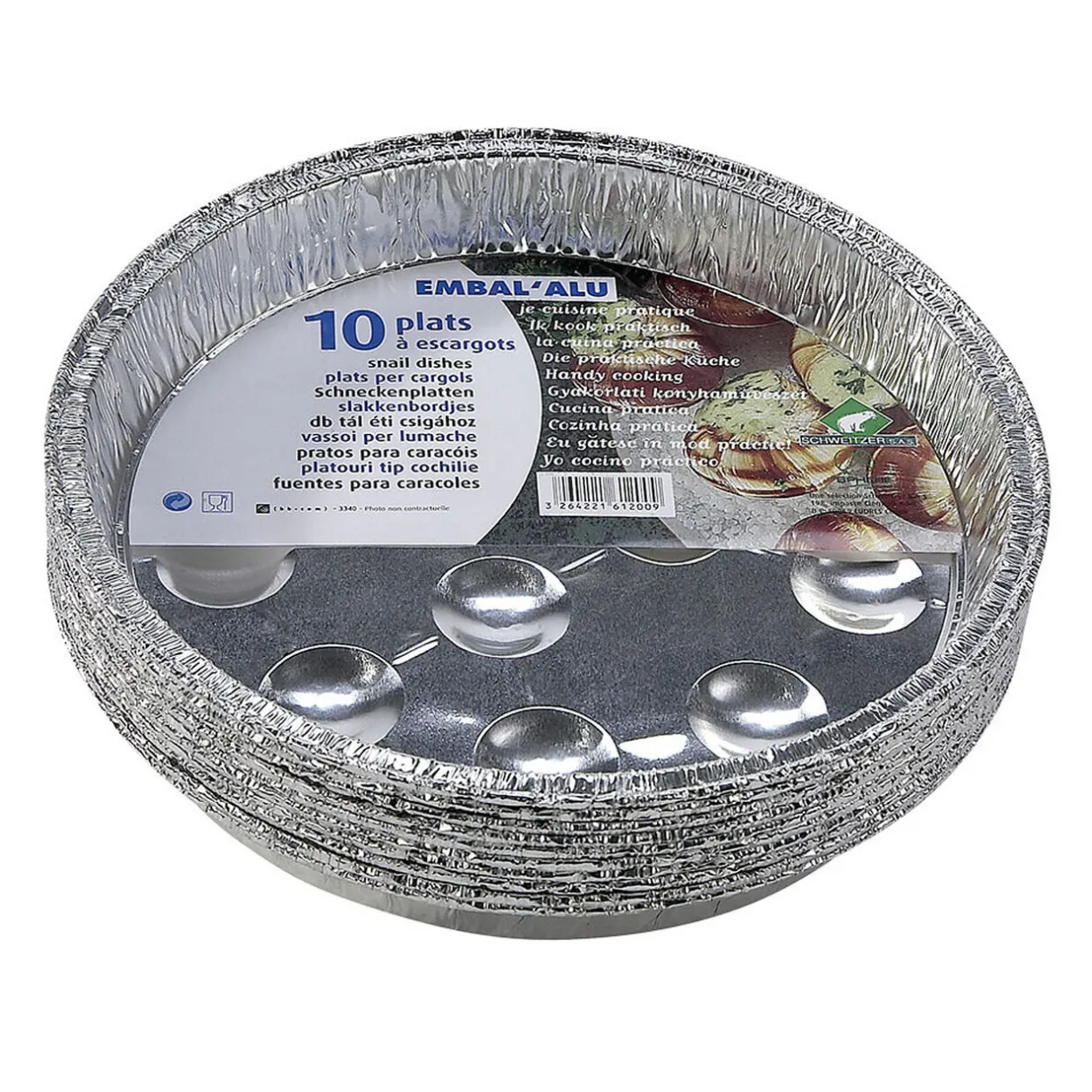 Clearance Gifi Barquettes escargots aluminium x10