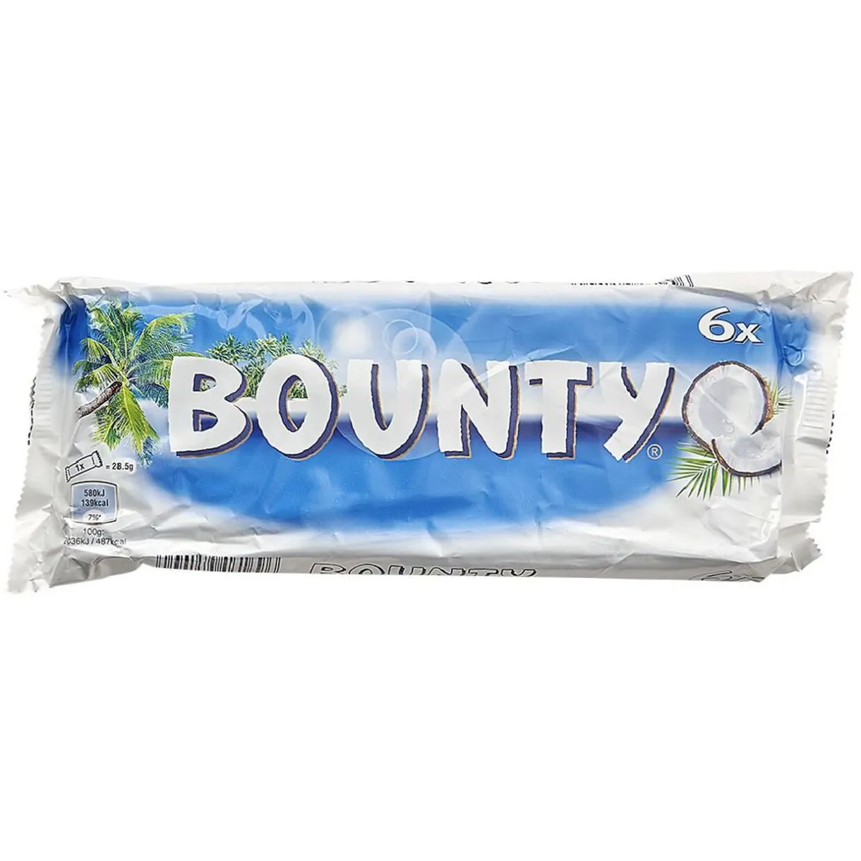 Hot Gifi Barre chocolatée coco Bounty x6