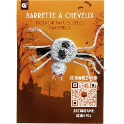 Outlet Gifi Barrette enfant Haloween décor araignée