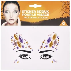 Clearance Gifi Bijoux visage autocollants Halloween