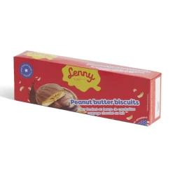 Best Gifi Biscuits Lenny beurre de cacahuète coeur fondant nappage chocolat au lait 128gr