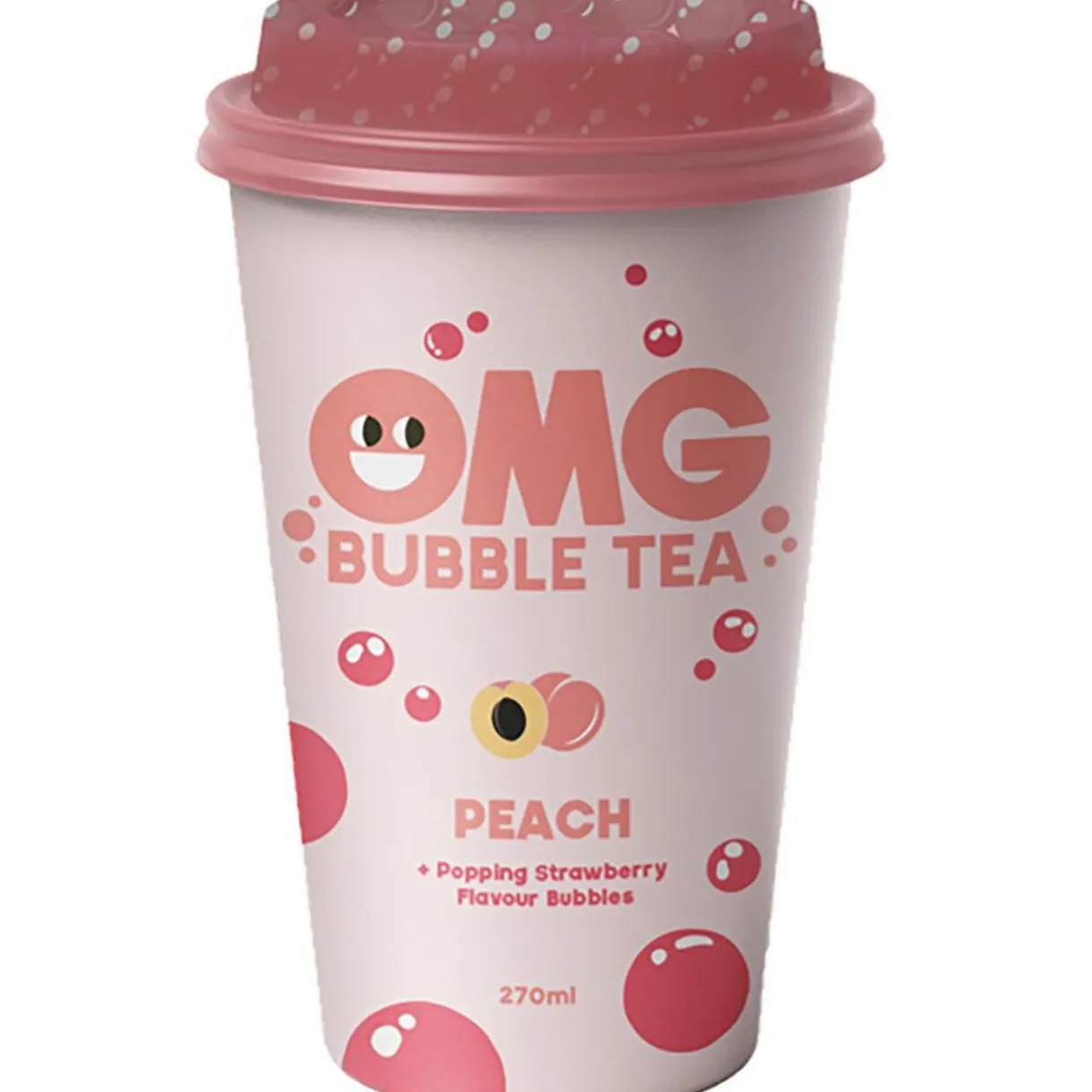 Sale Gifi Boisson Bubble Tea 270ml goût pêche