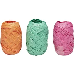 Gifi Bolduc en raffia x3^ Loisirs Créatifs Et Emballage Cadeau